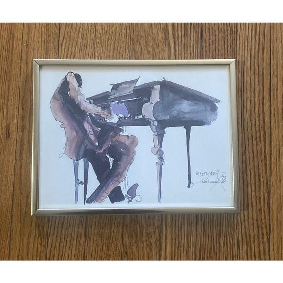 Meiersdorff New Orleans Art signed 12.5”x9.5”